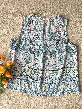 Finn & Grace | Bohemian Print Sleeveless Top